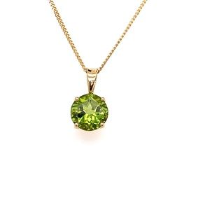 14 karat Peridot Pendant